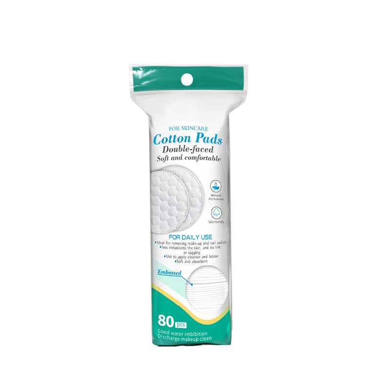 1/2/3 Bags of Disposable Round Makeup Remover Cotton Is Used To Remove Nail Polish for Daily Facial Cleaning Makeup Removal
