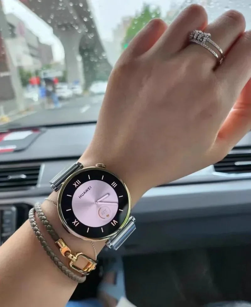18mm Stainless Steel Strap For Huawei Watch GT5/GT4 41mm Metal Women Luxury Comfortable Bracelet For Huawei Watch 5/GT5 Pro 42mm